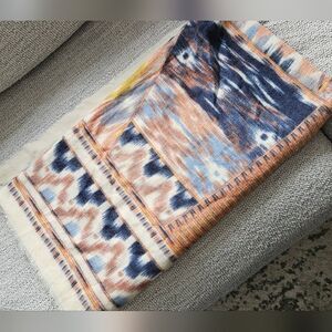 Oversized Super Soft Multicolor Patterned Scarf